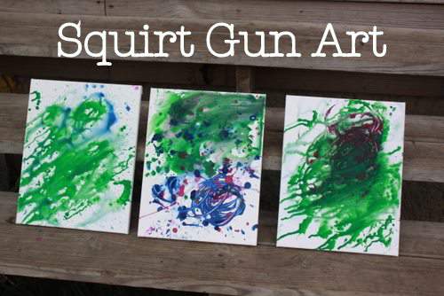 squirt gun art