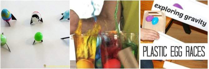 Gravity Science Experiments with eggs