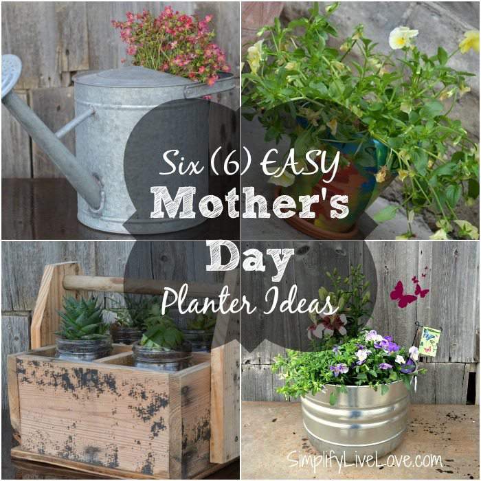 6 Easy Planter Ideas for Mother's Day Simplify, Live, Love